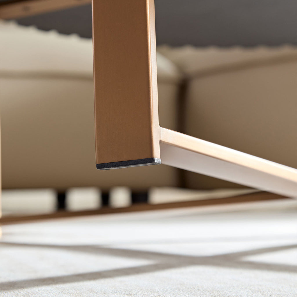 Modern Handcraft Drum Round Coffee Table