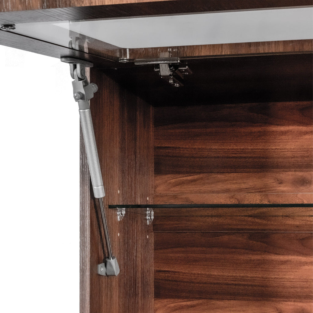 Farmhouse Kitchen Freestanding Buffet Sideboard Coffee Bar Cabinet