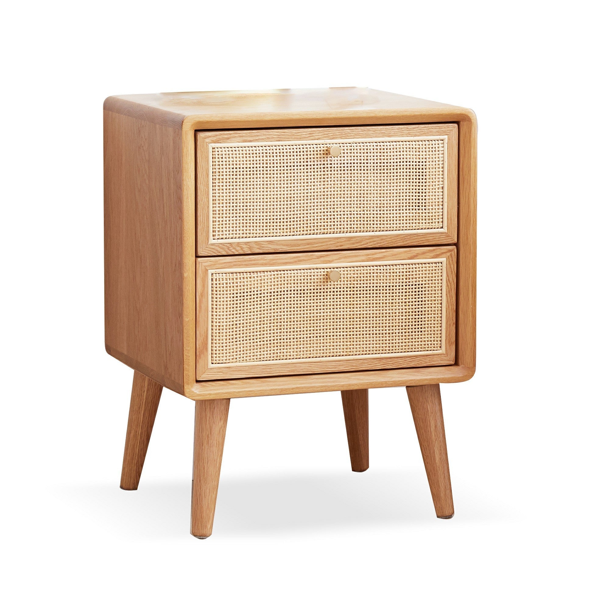 Pure Solid Wood Bedside Storage Cabinet