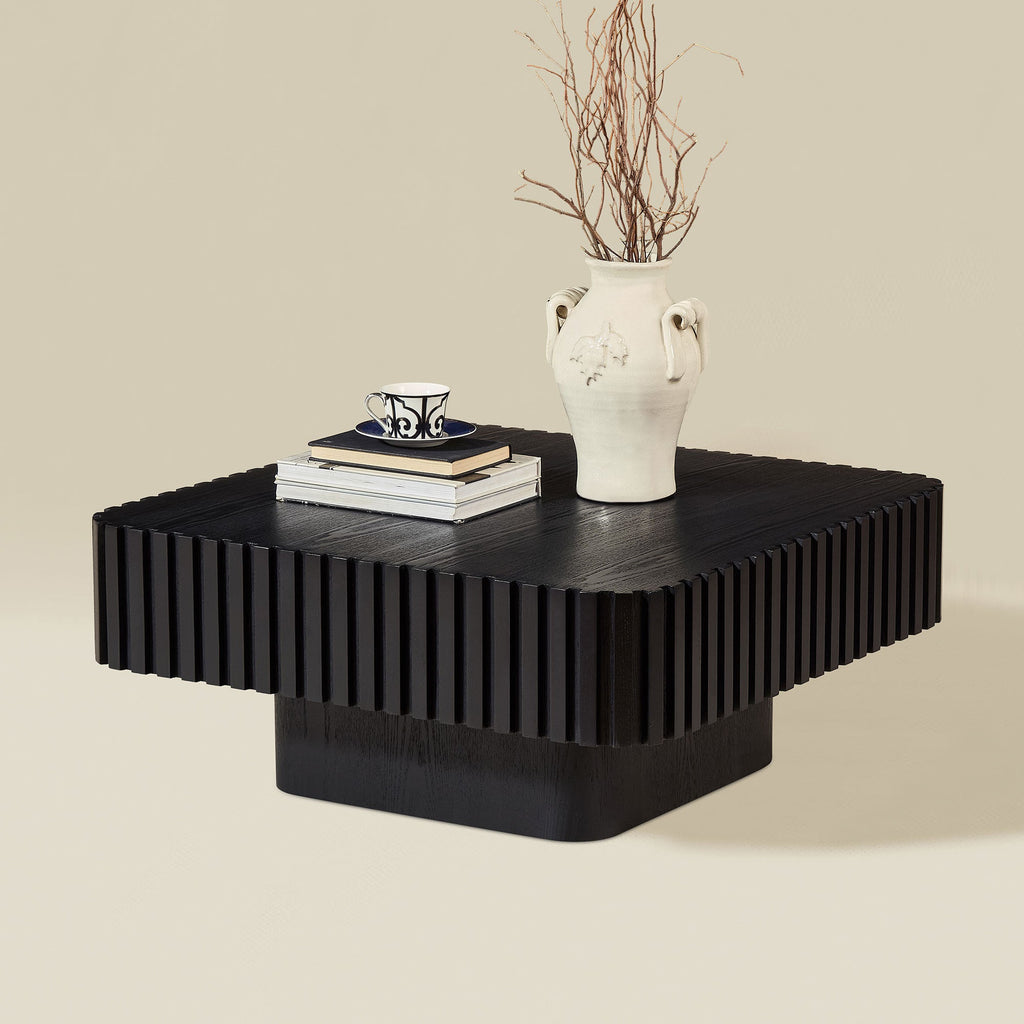 Modern MDF Woode Square Coffee Table