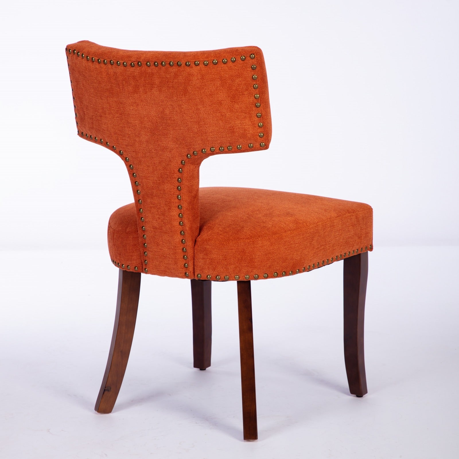 Mid Century Farmhouse Linen Fabric Dining Chairs (Set of 2)