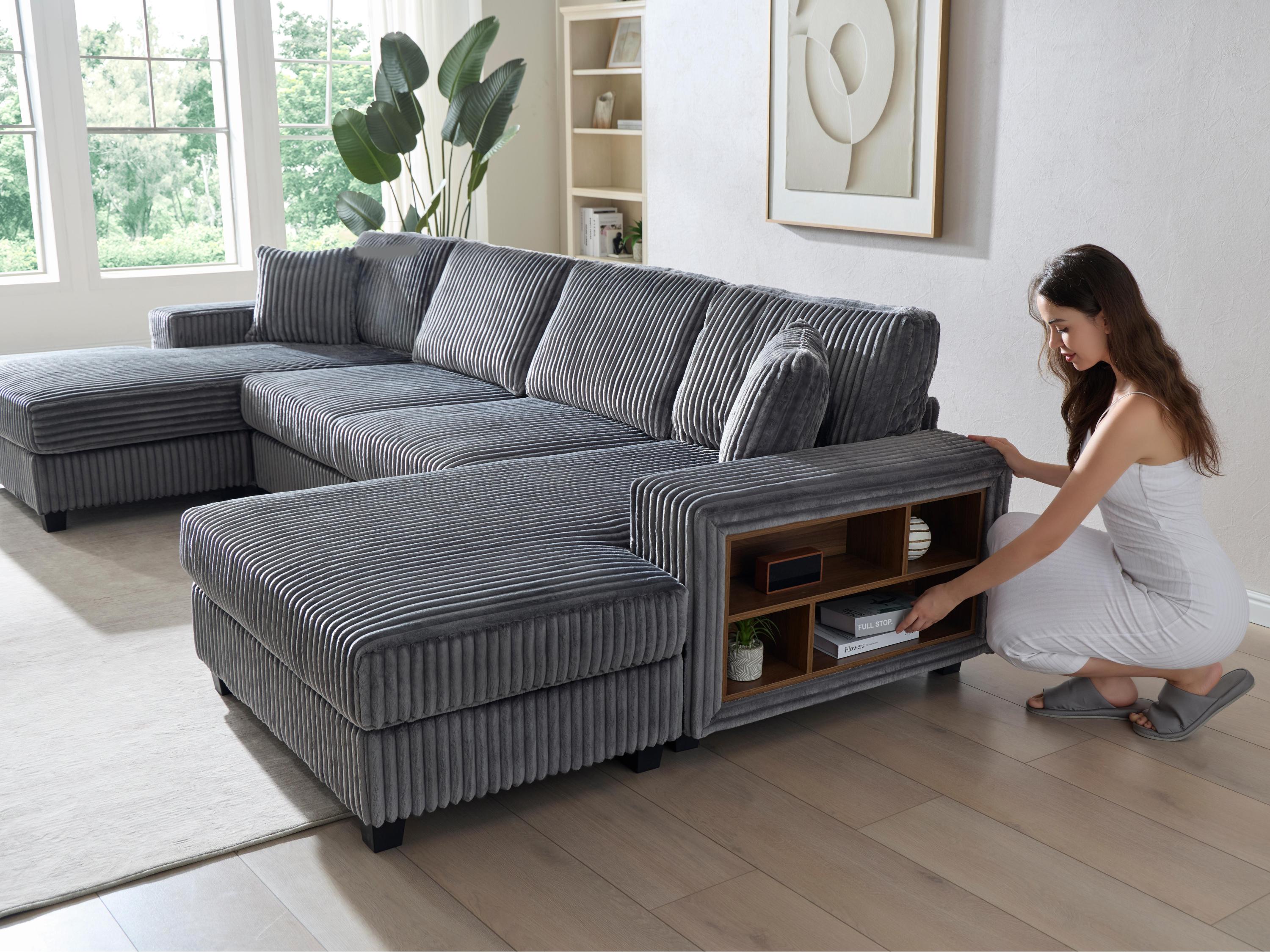 Convertible U-shaped Combination Sofa
