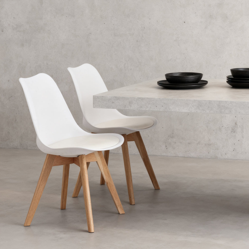 Medieval Modern Style Dining Chairs (Set of Four)