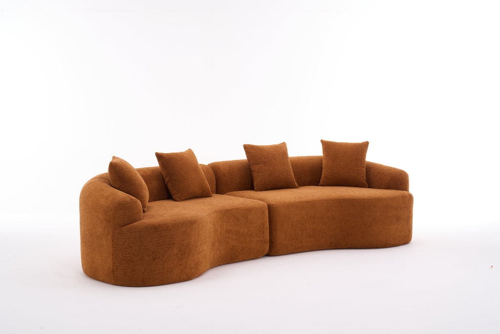 30D High-Density Sponge Sectional Couch for Living Room