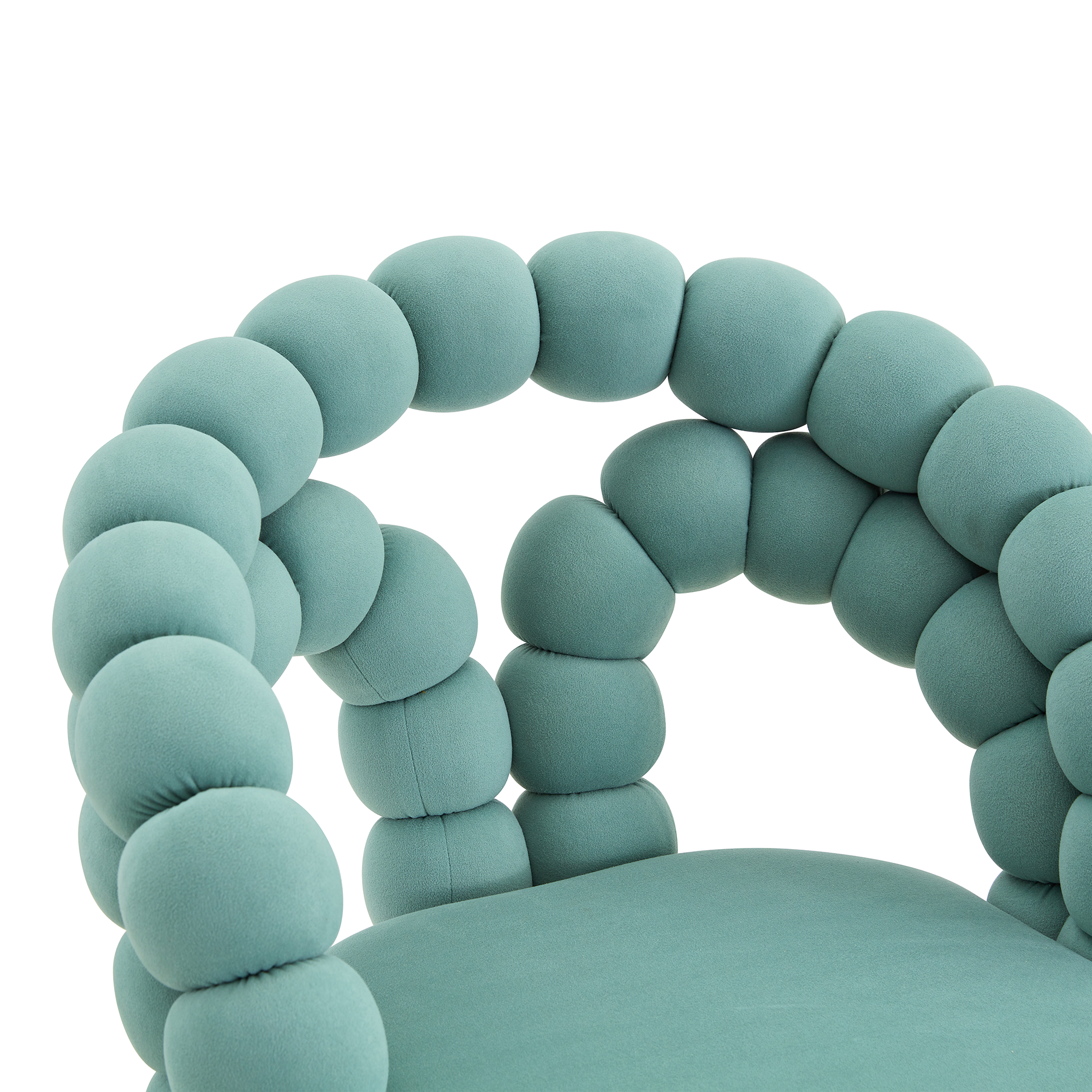 Coloful Modern Velvet Adjustable Swivel Desk Chair with Bubble Back