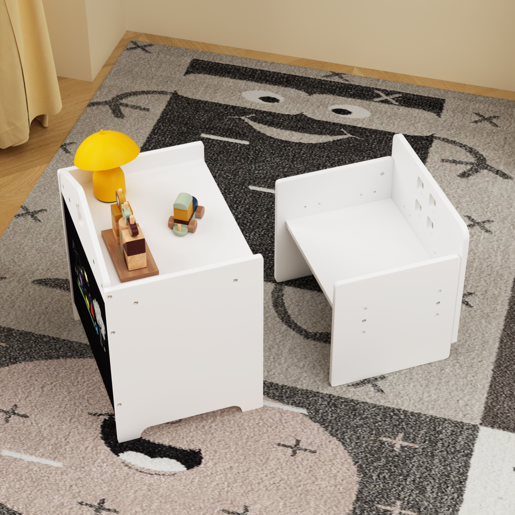 Kids Montessori Weaning Table and Chair Set