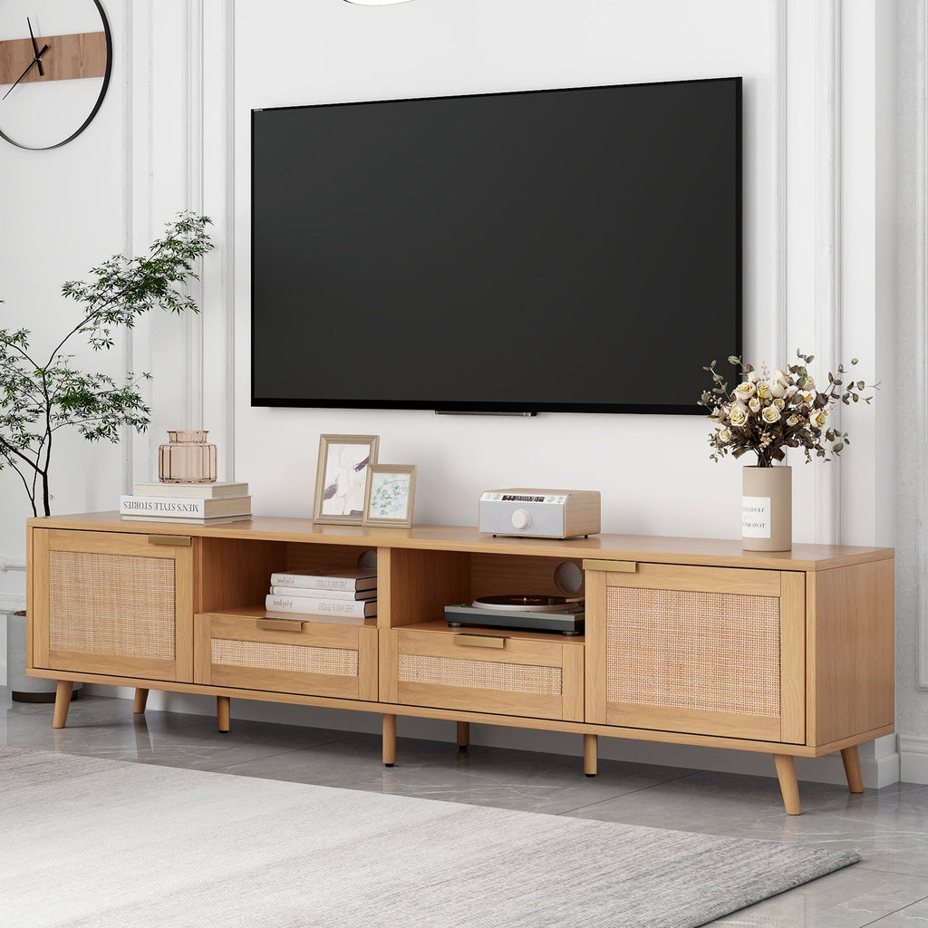 Modern Rattan TV Stand for TVs