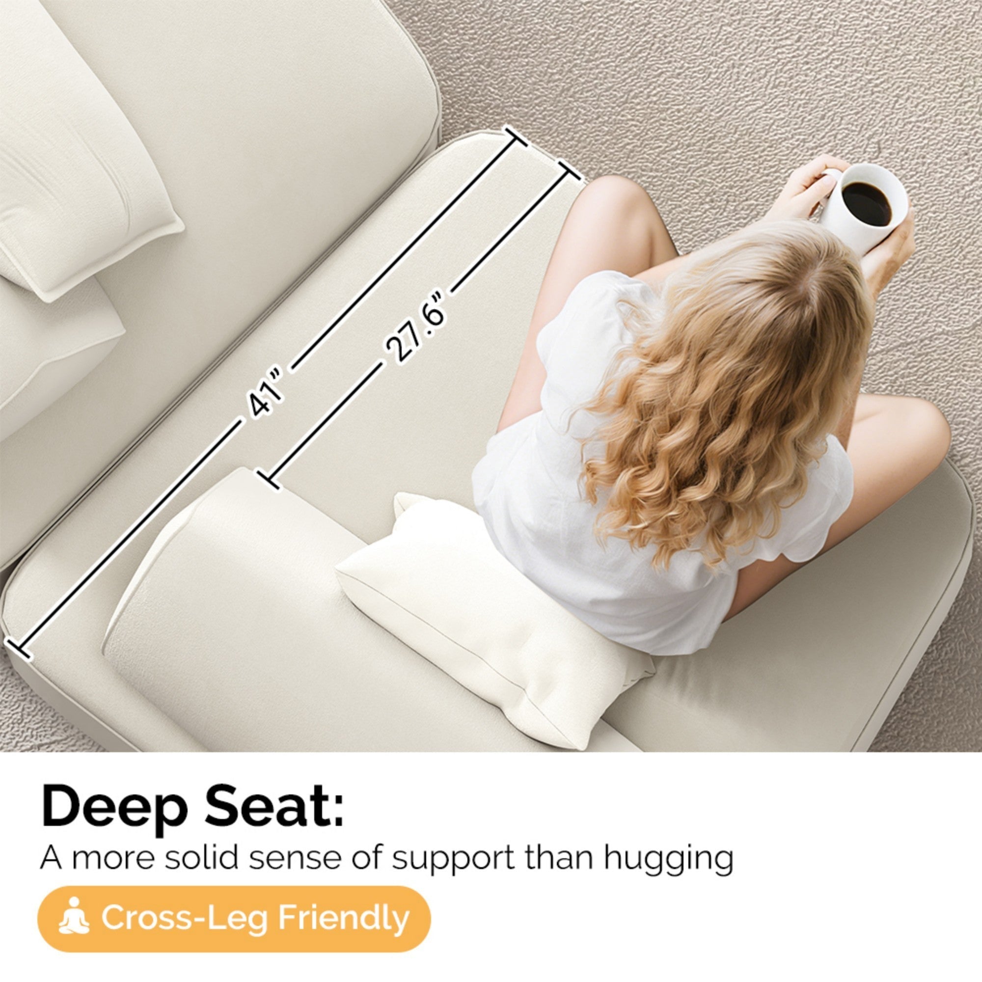 Modern Light Luxury Oversized Modular Sectional Sofa Set
