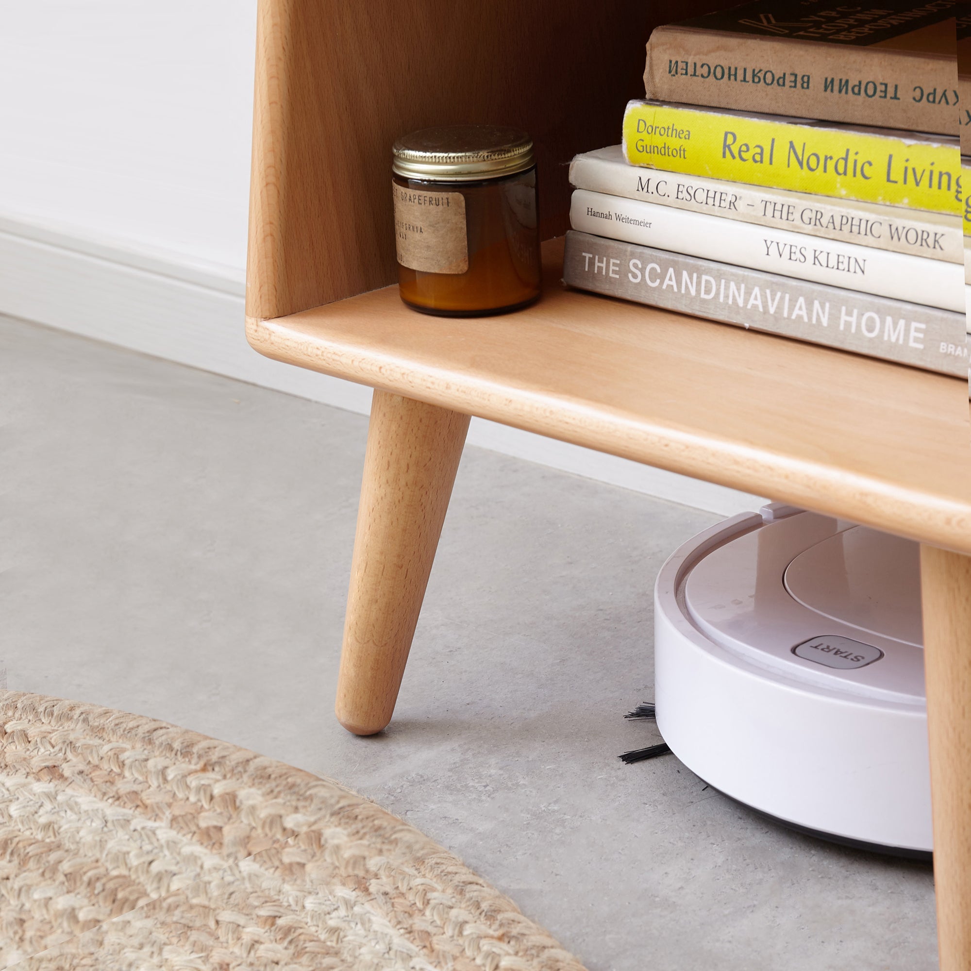 Pure Solid Wood Nordic Bedside Cabinet