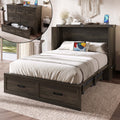 Murphy Bed Cabinet Full Size with Charging Station