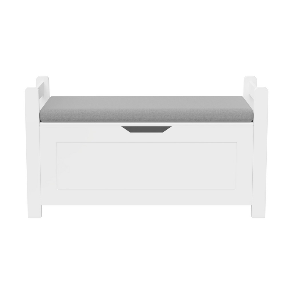 Kids Toy Box Chest Large Storage Cabinet with Cushion Seat