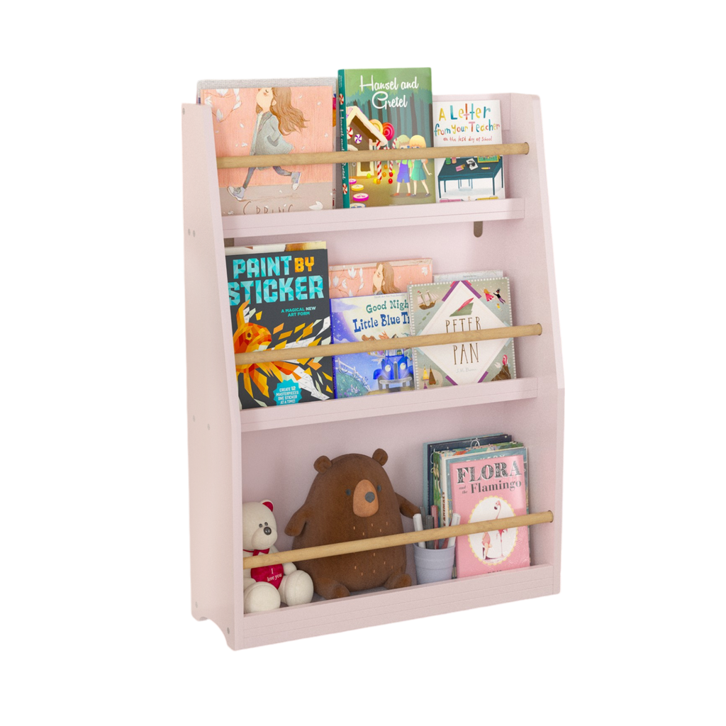3 Tier Montessori Kids Book Display Rack