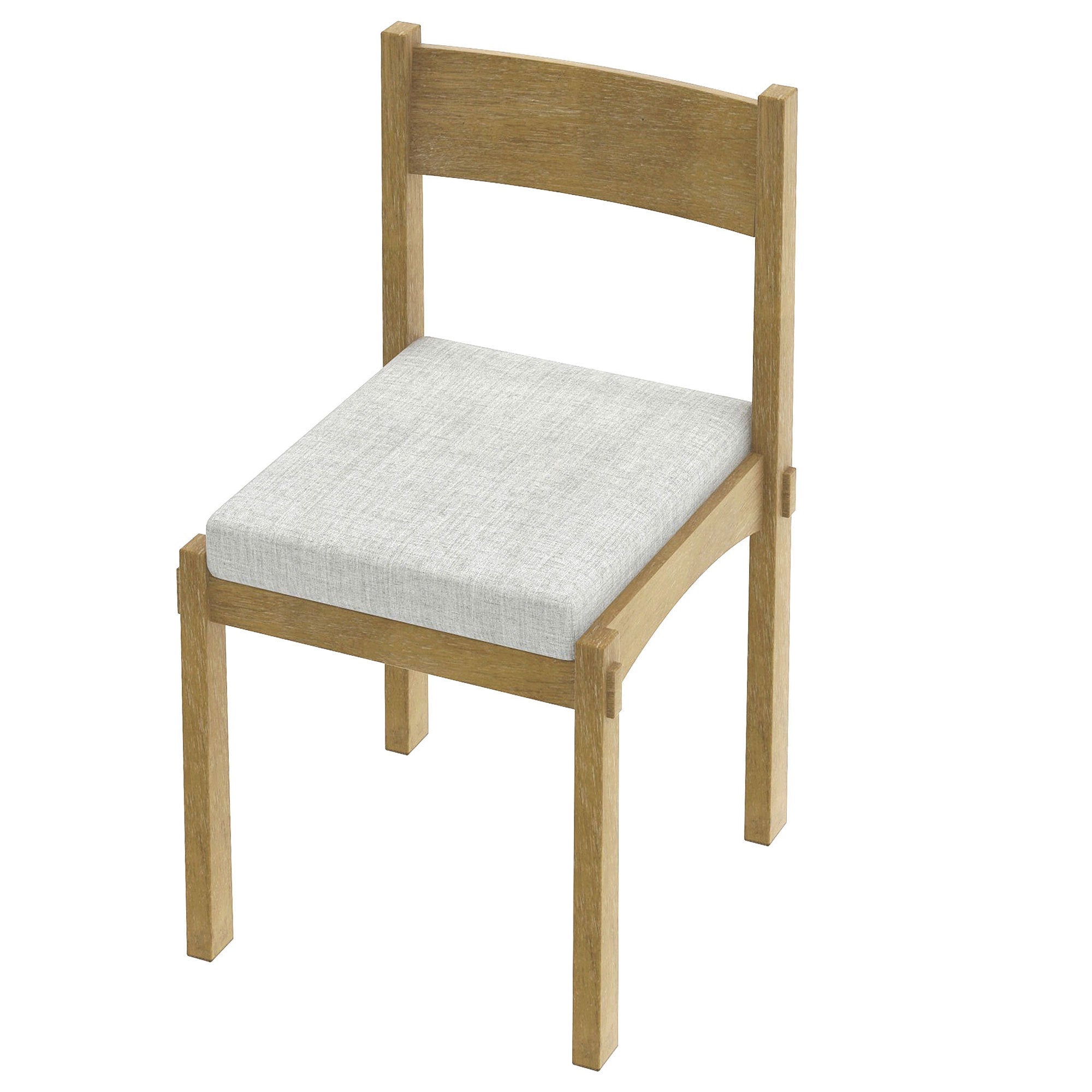 7-Piece Retro Wood Dining Table Set