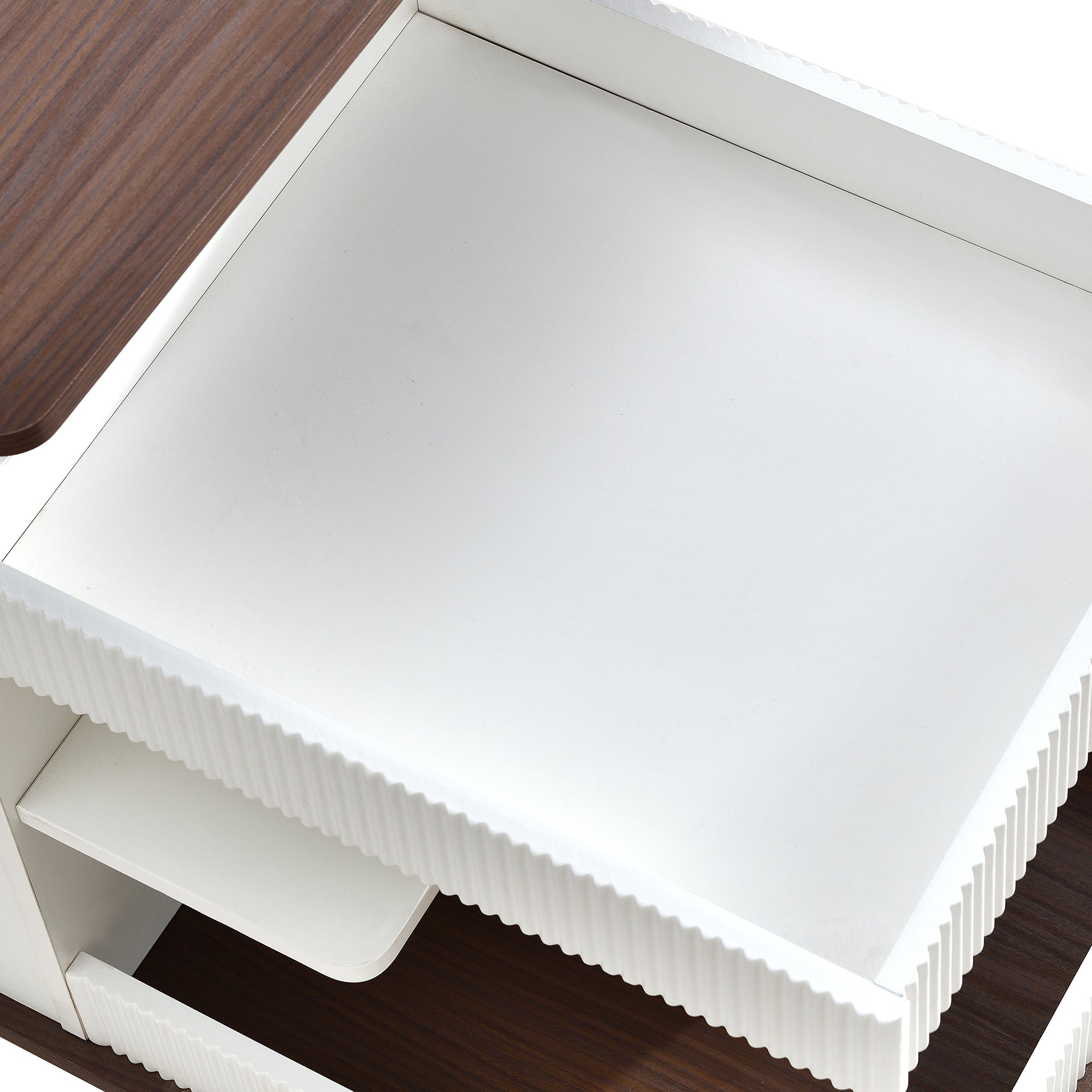 Modern Multifunctional Adjustable End Table with Wheels