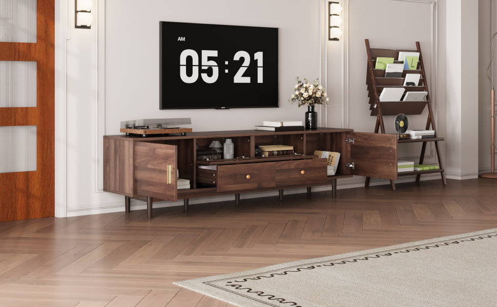 76' Modern Chic Entertainment Center