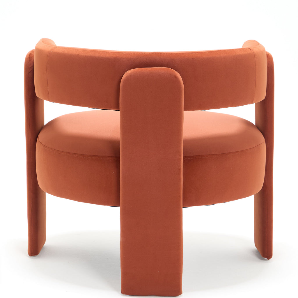 Mid-Century Velvet Comfy Single Sofa Accent Chair