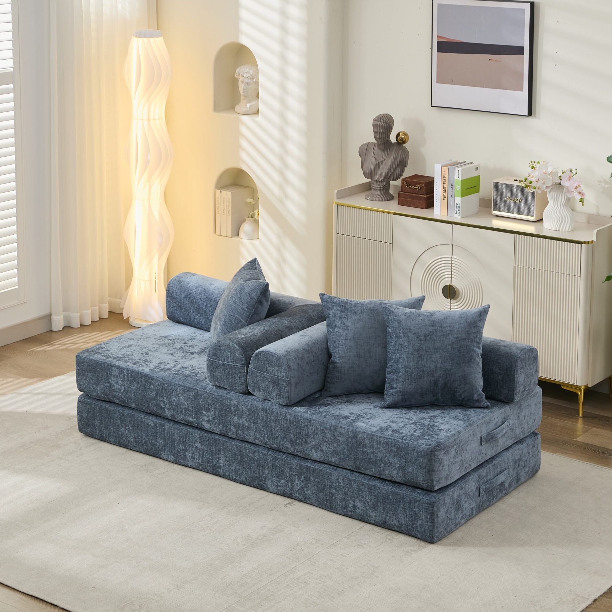 Comfy Convertible Folding Mattress Sofa Bed