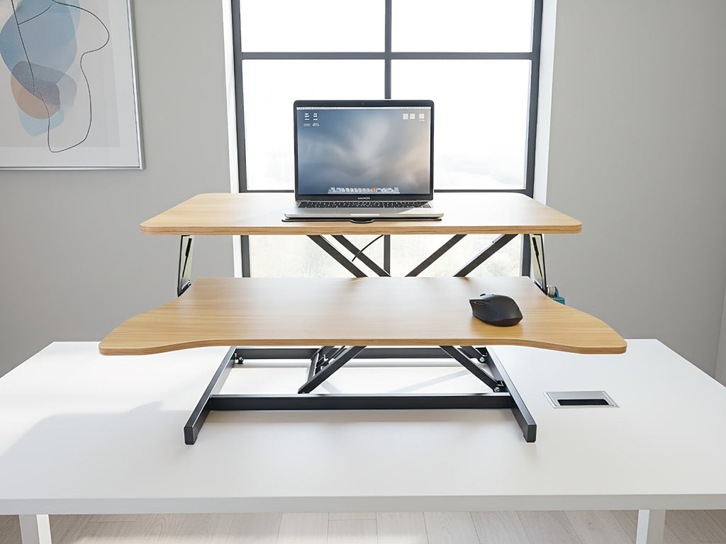 32 Inch Desk Converter Height Adjustable Sit to Stand Rise
