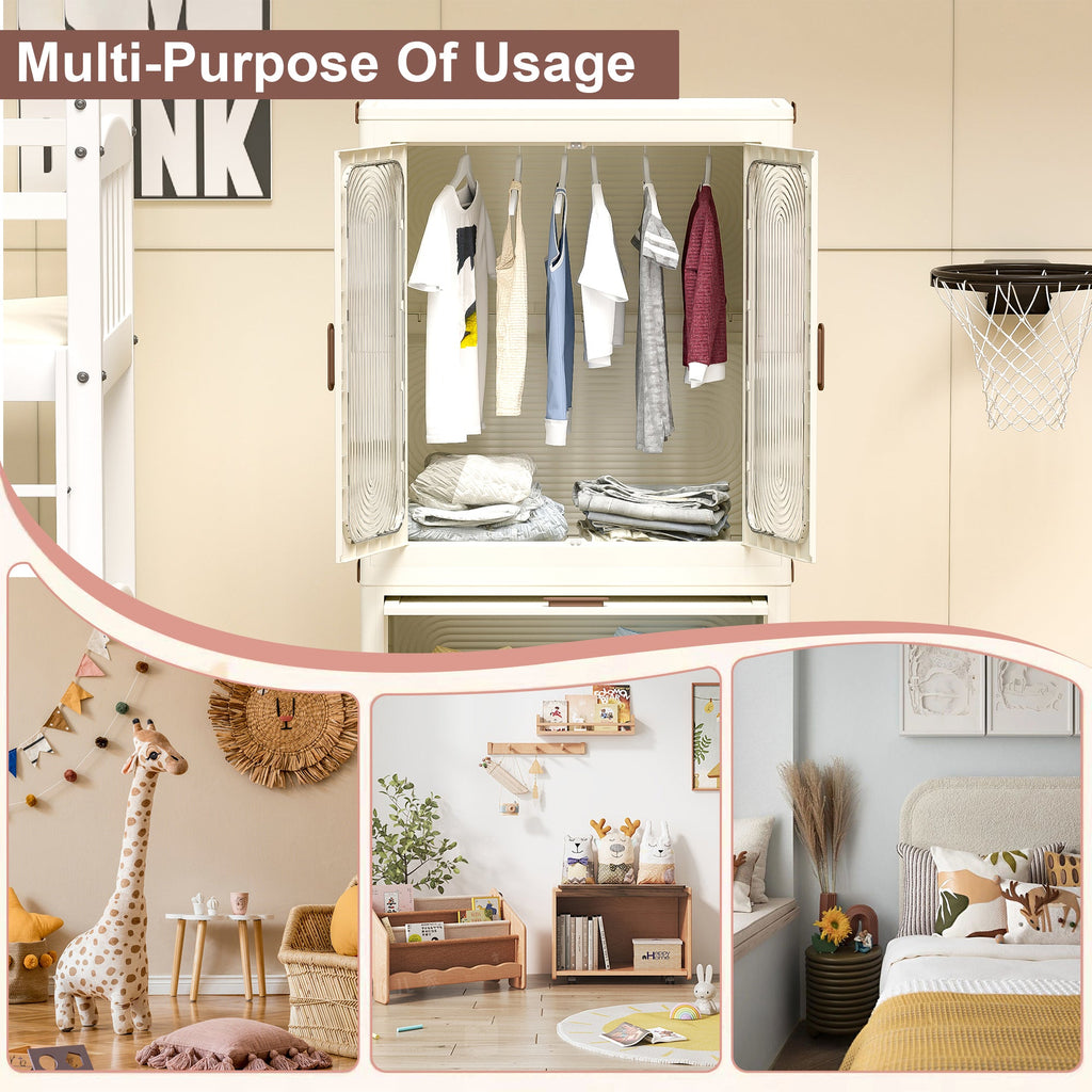 Portable Wardrobe Closet Storage Organizer