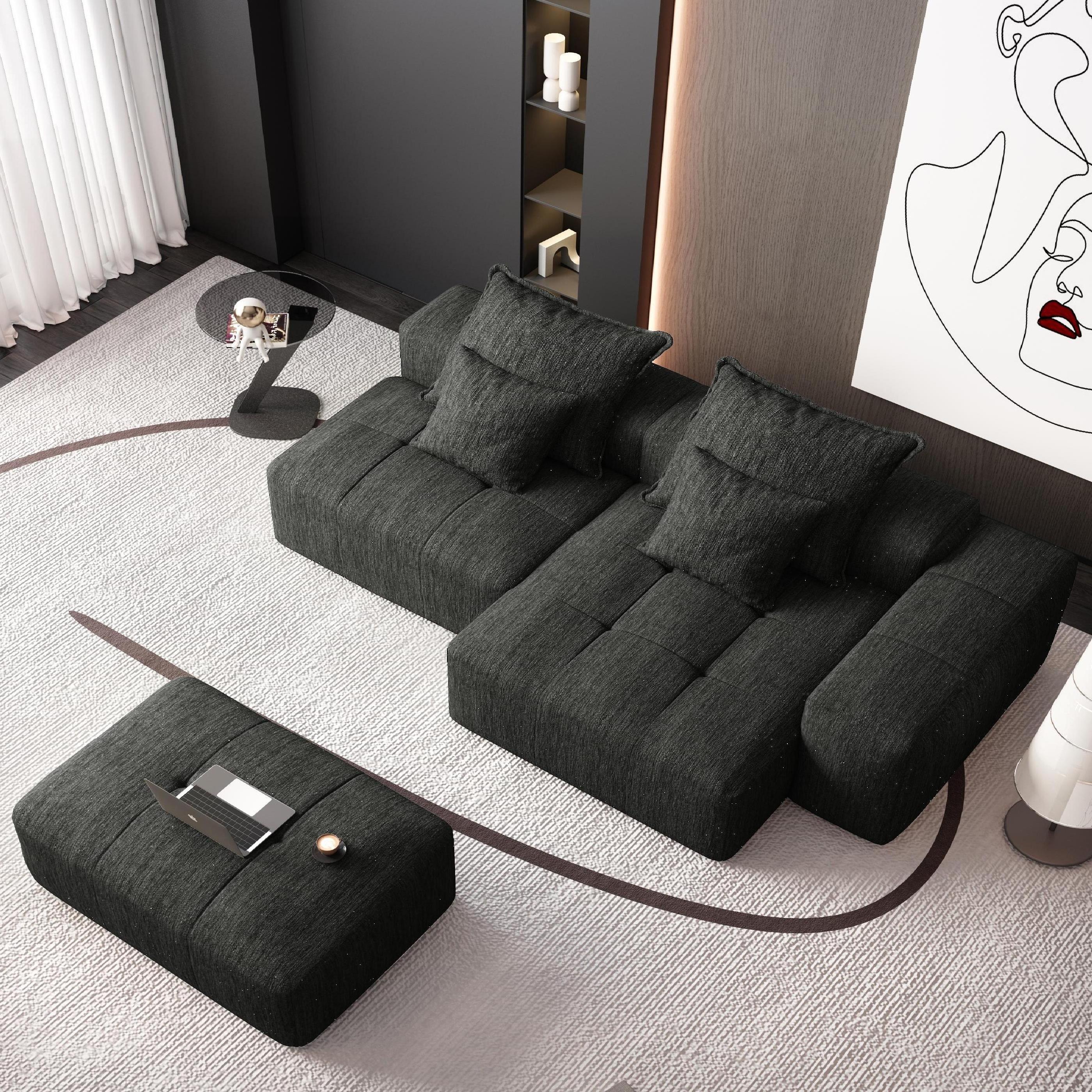 Modern Oversized Modular Sectional Sofa