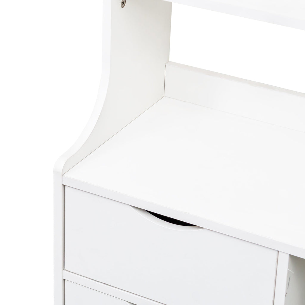 Night Stand with 2 Storage Drawers for Bedroom