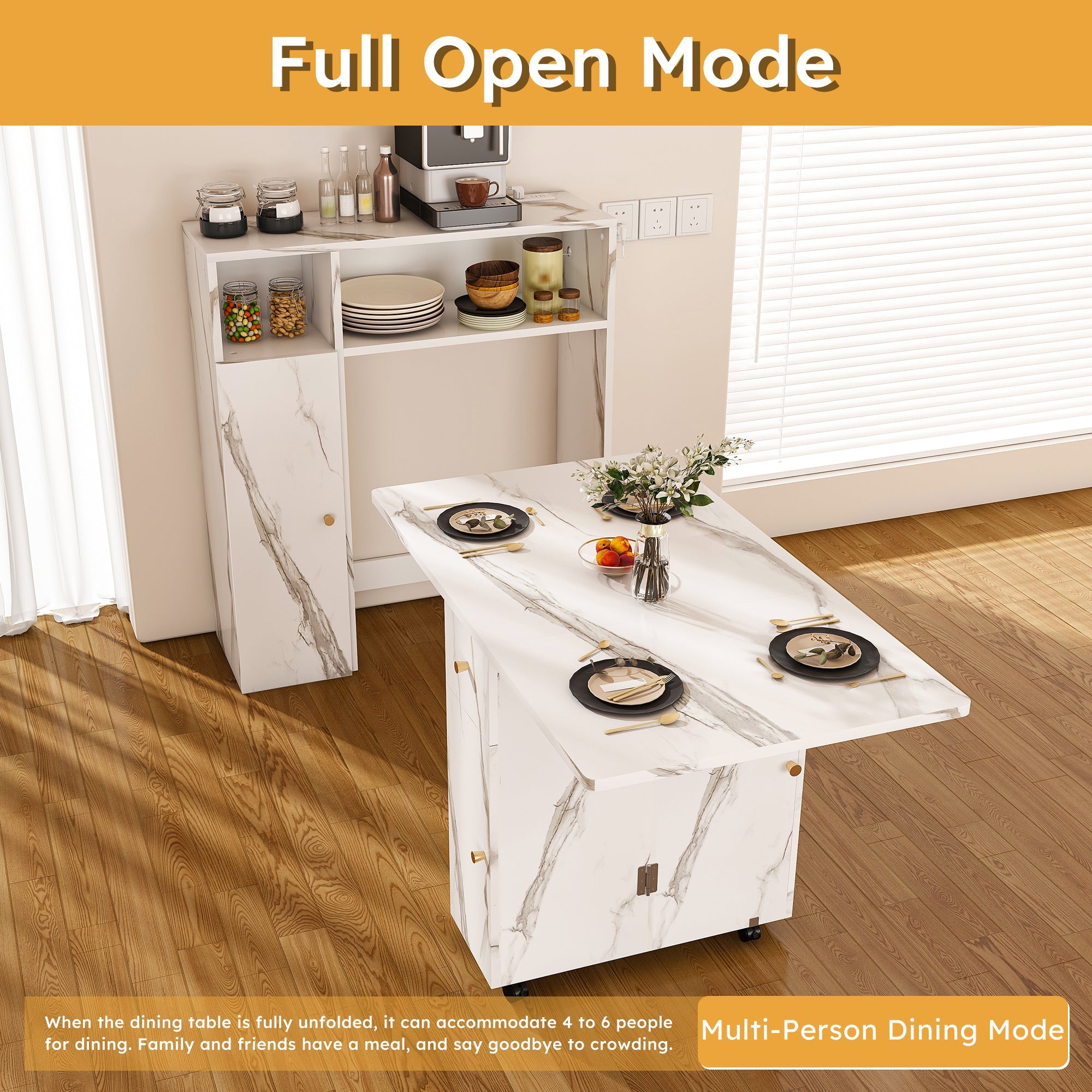 Multifunctional Folding Dining Table