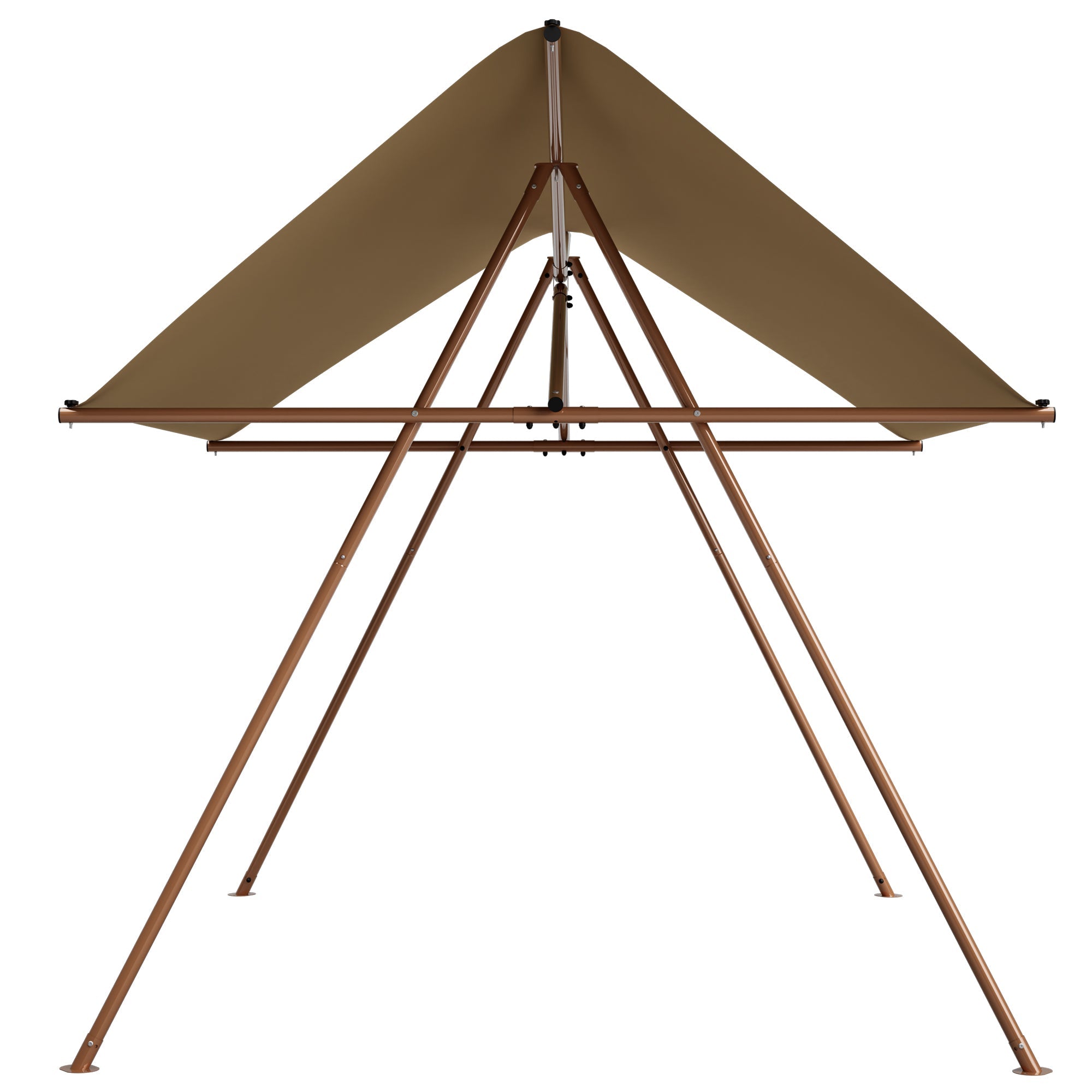 Hexagonal Shade Sail Canopy 206x118 UPF50 Waterproof Sun Shade Patio Use