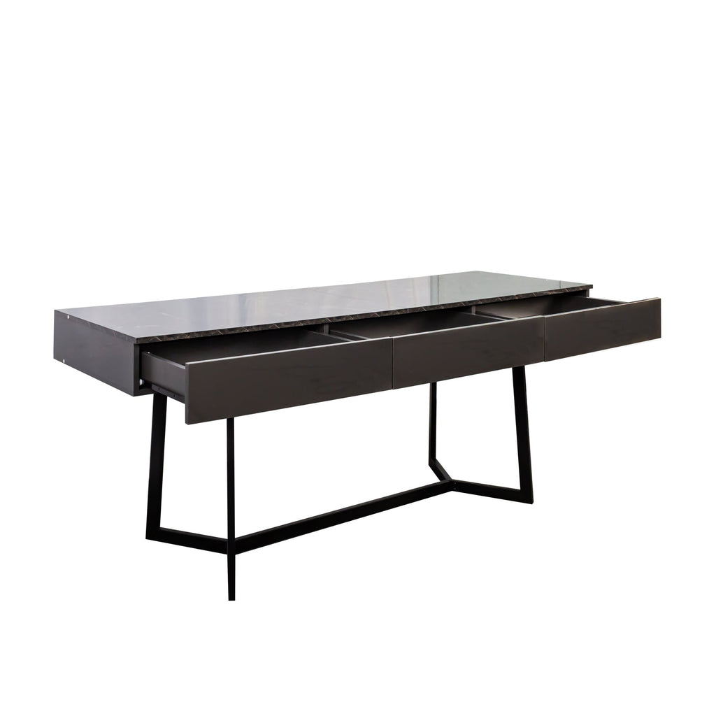 Modern Black 70.87' Computer Desk