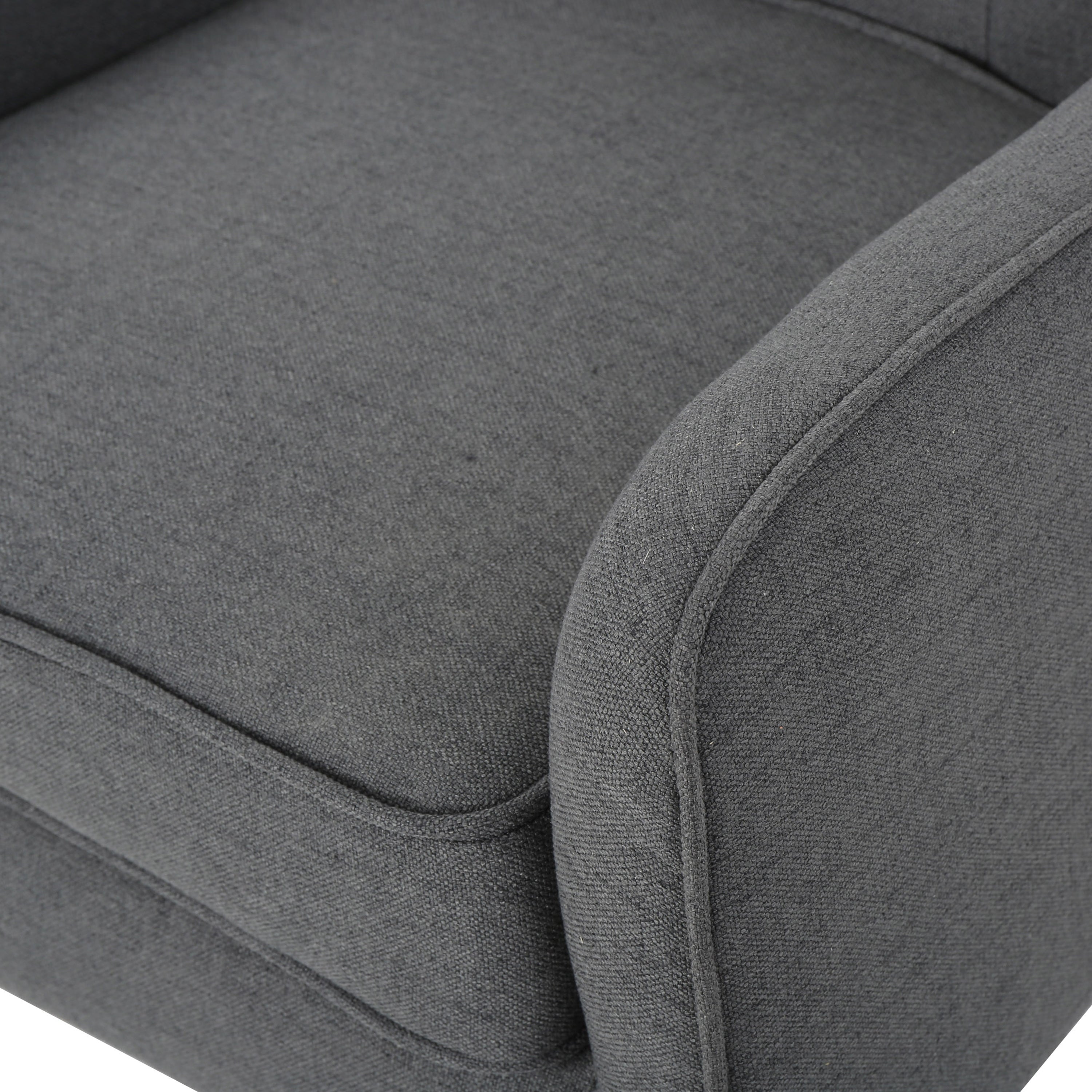 Mid-Century Modern Arm Chair with Tufted Back