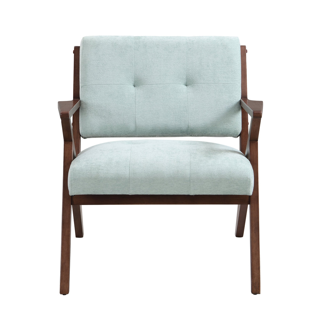 Mid-Century Modern Accent Chair with Plush Cushions