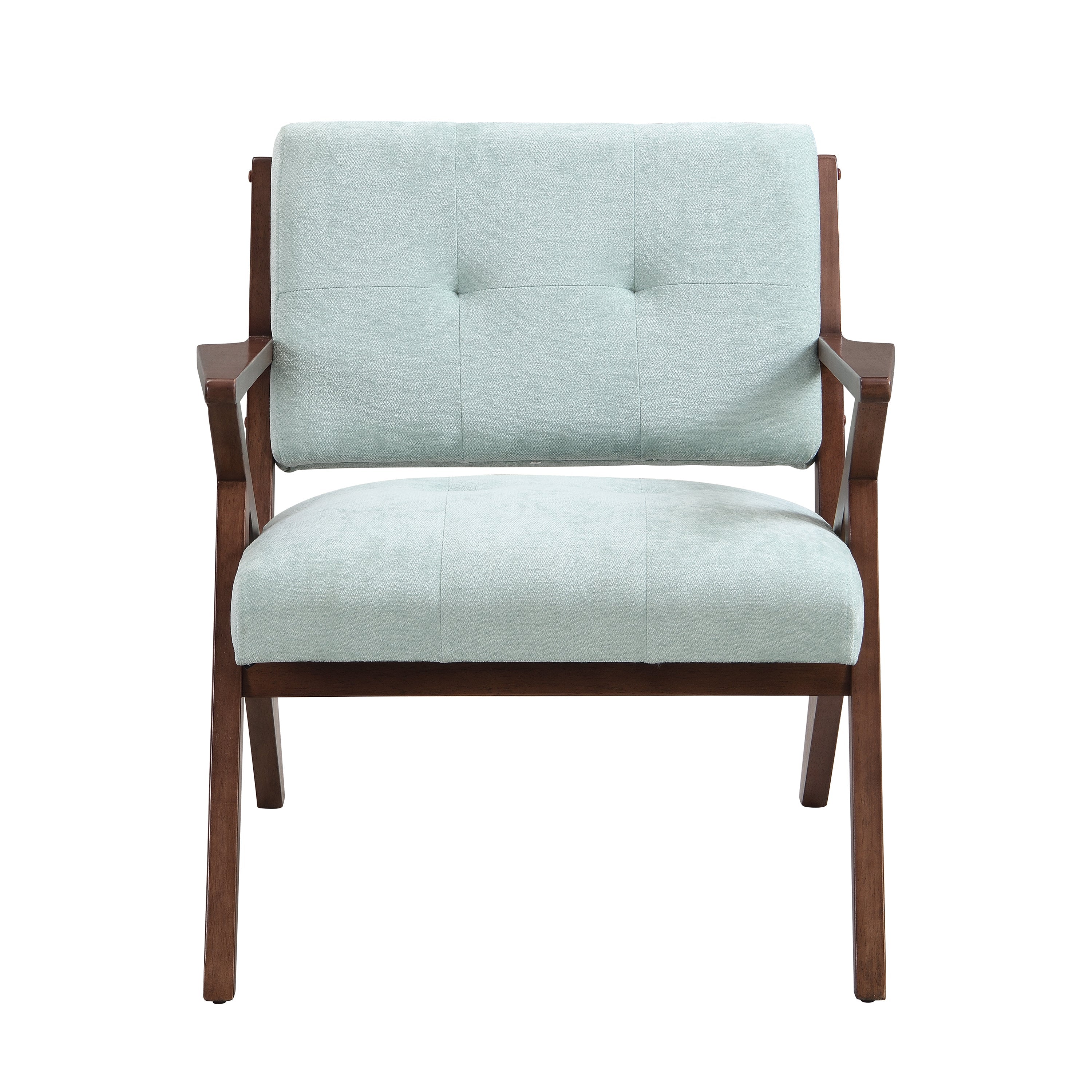 Mid-Century Modern Accent Chair with Plush Cushions
