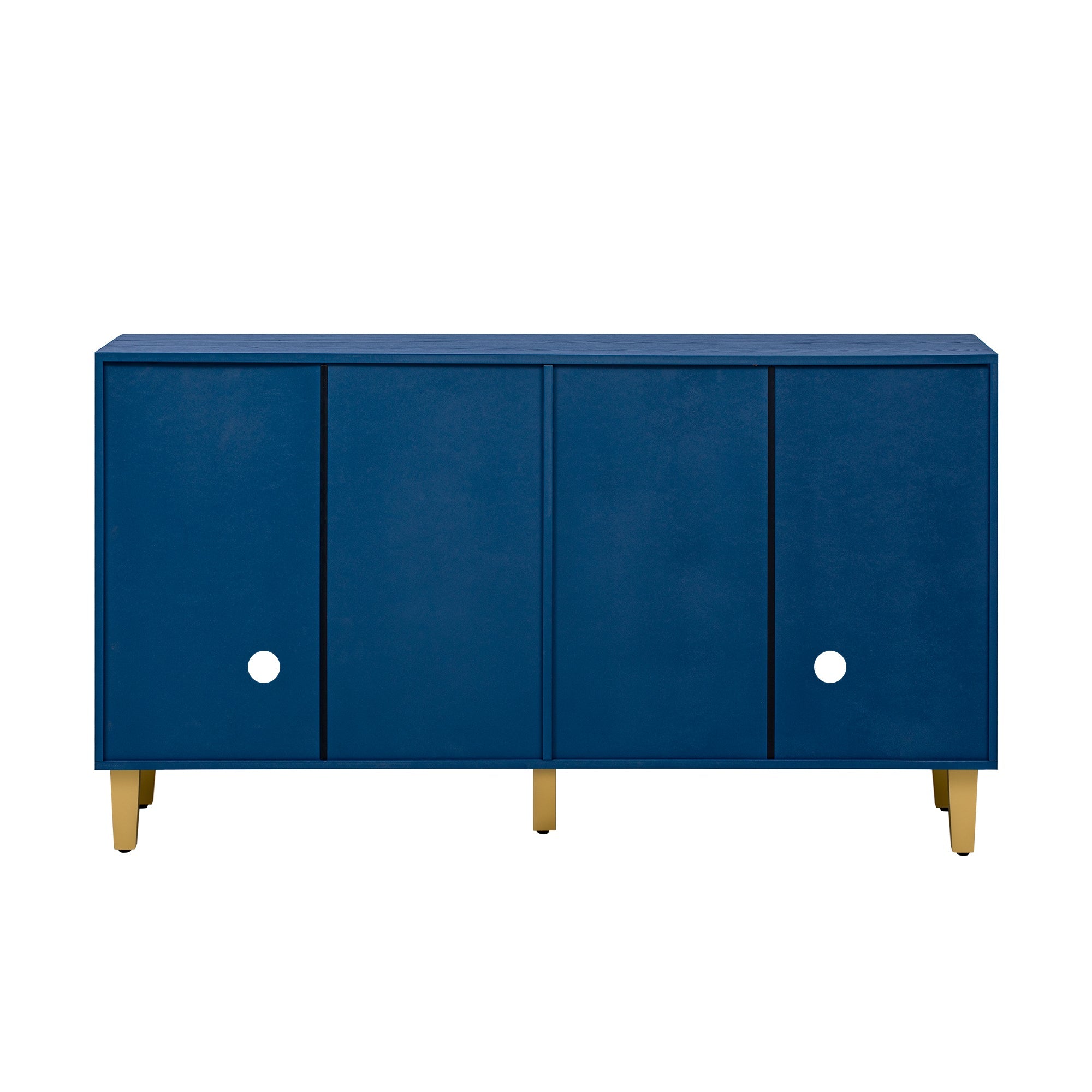 60' Retro Sideboard Cabinet with Adjustable Shelves