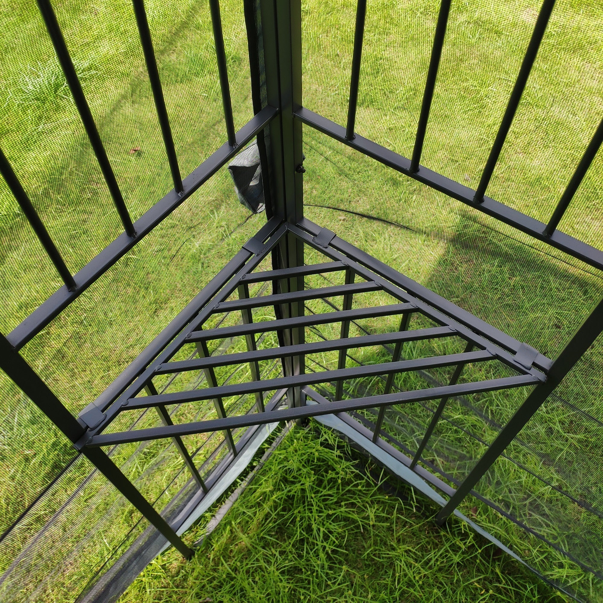 Patio Gazebo Tent with Ventilated Double Roof and Mosquito Net for Backyard or Garden