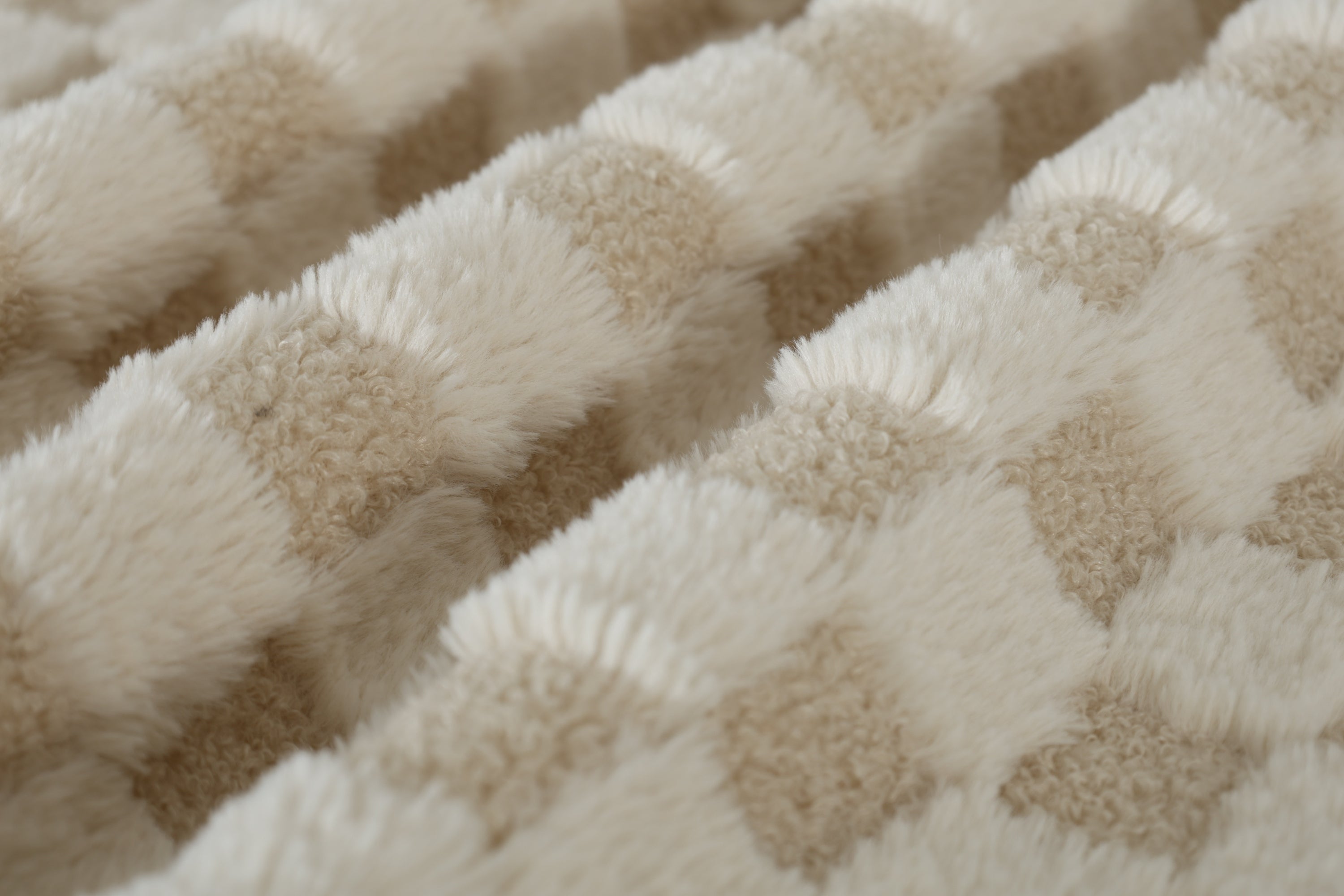 Classic Diamond Pattern Fabric Paired with Elegant Scroll Arms