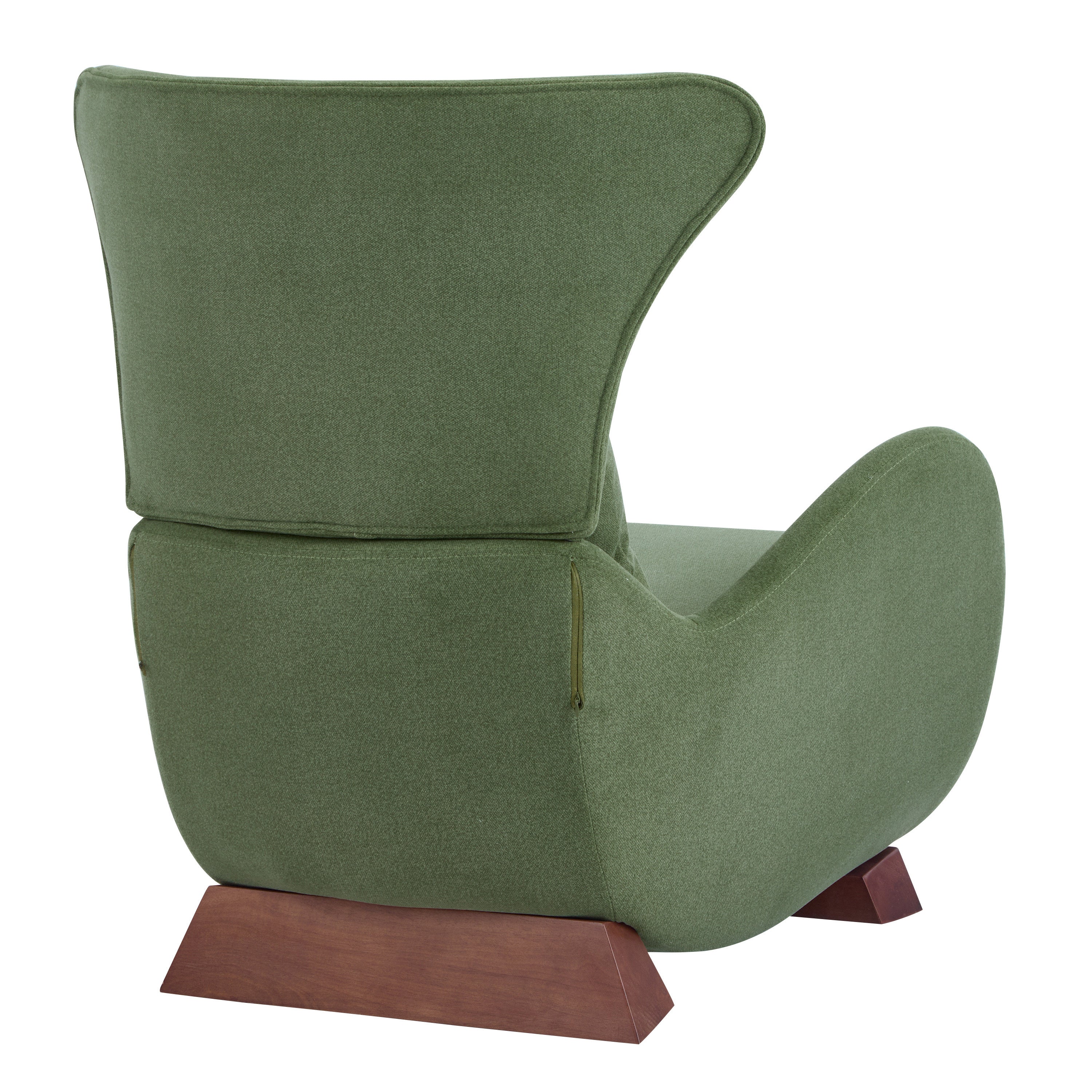 Modern Brown Polyester Accent Chair with Pet/Storage Space