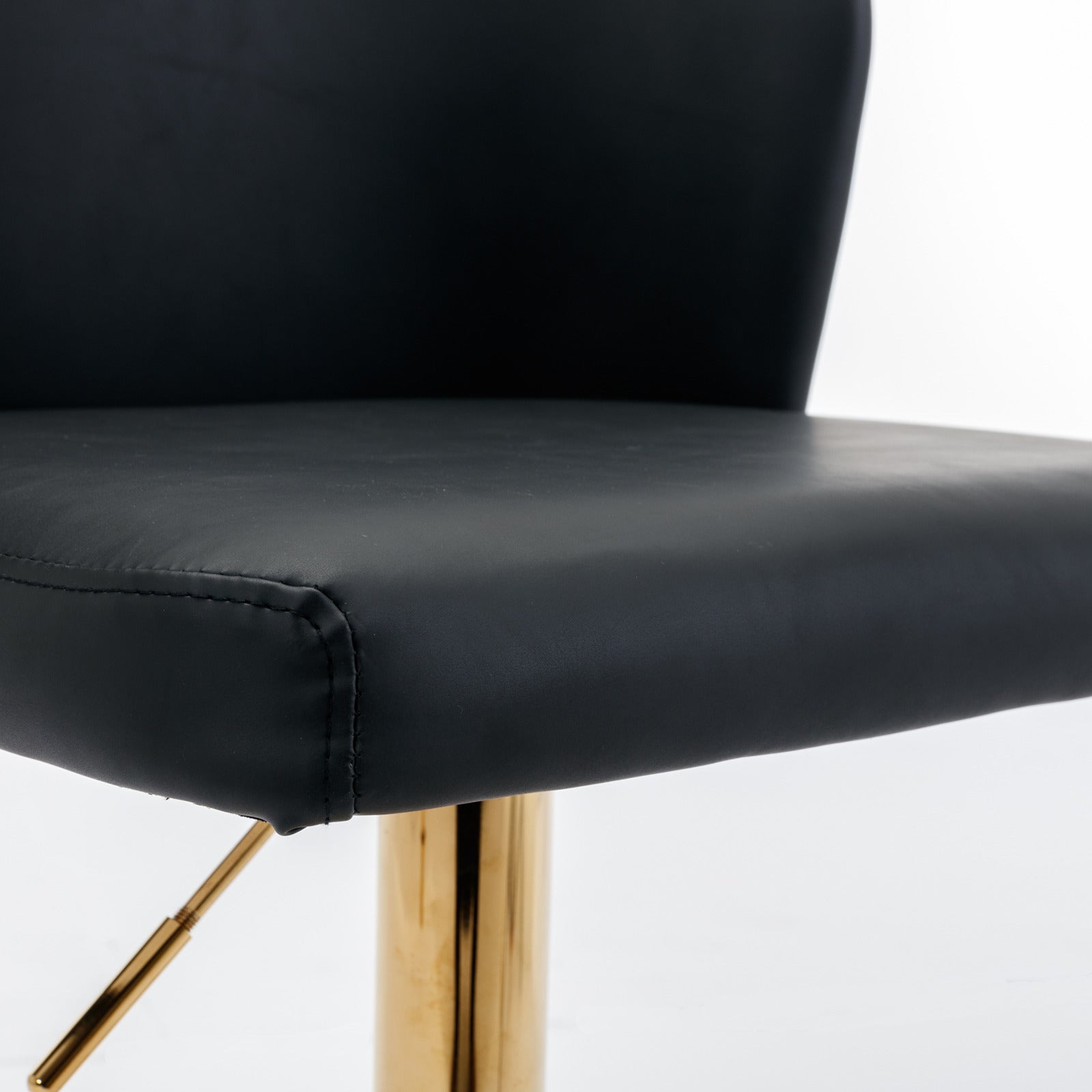 Modern PU Upholstered Bar Stools（Set of 2）