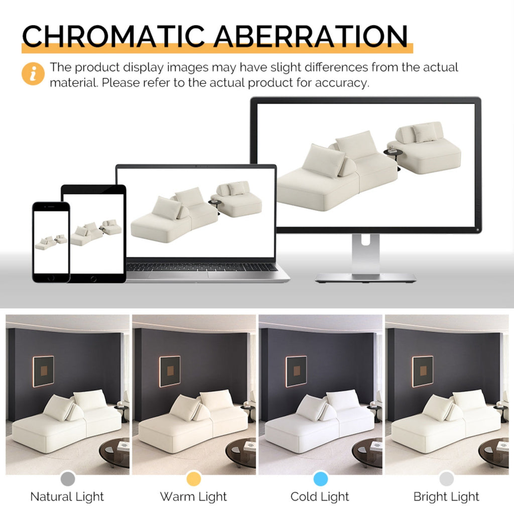 Modern Light Luxury Oversized Modular Sectional Sofa Set