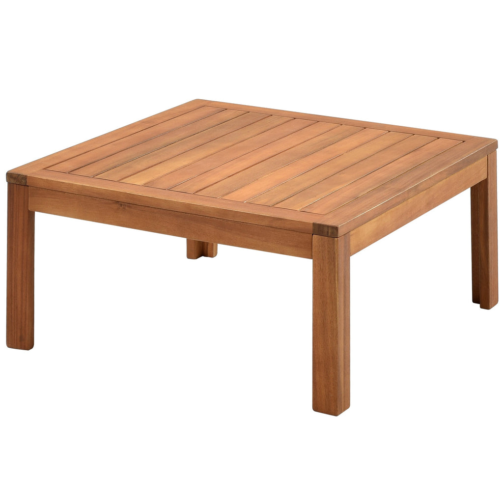 Acacia wood outdoor sofa set UV resistant water resistant cushions durable metal frame ideal patio garden outdoor living
