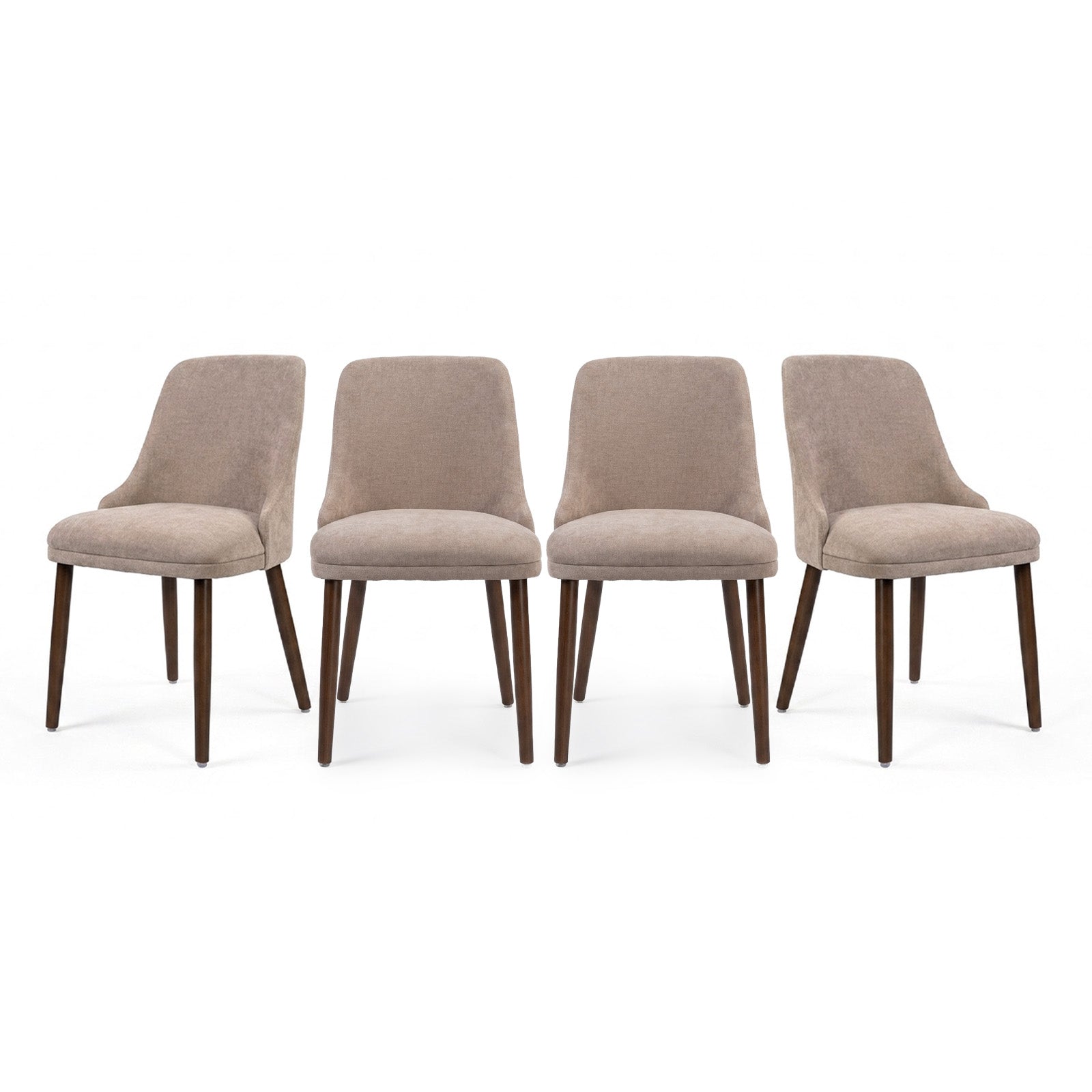 Firmoz Modern Soft Chenille Upholstered Side Chair Dining Chairs