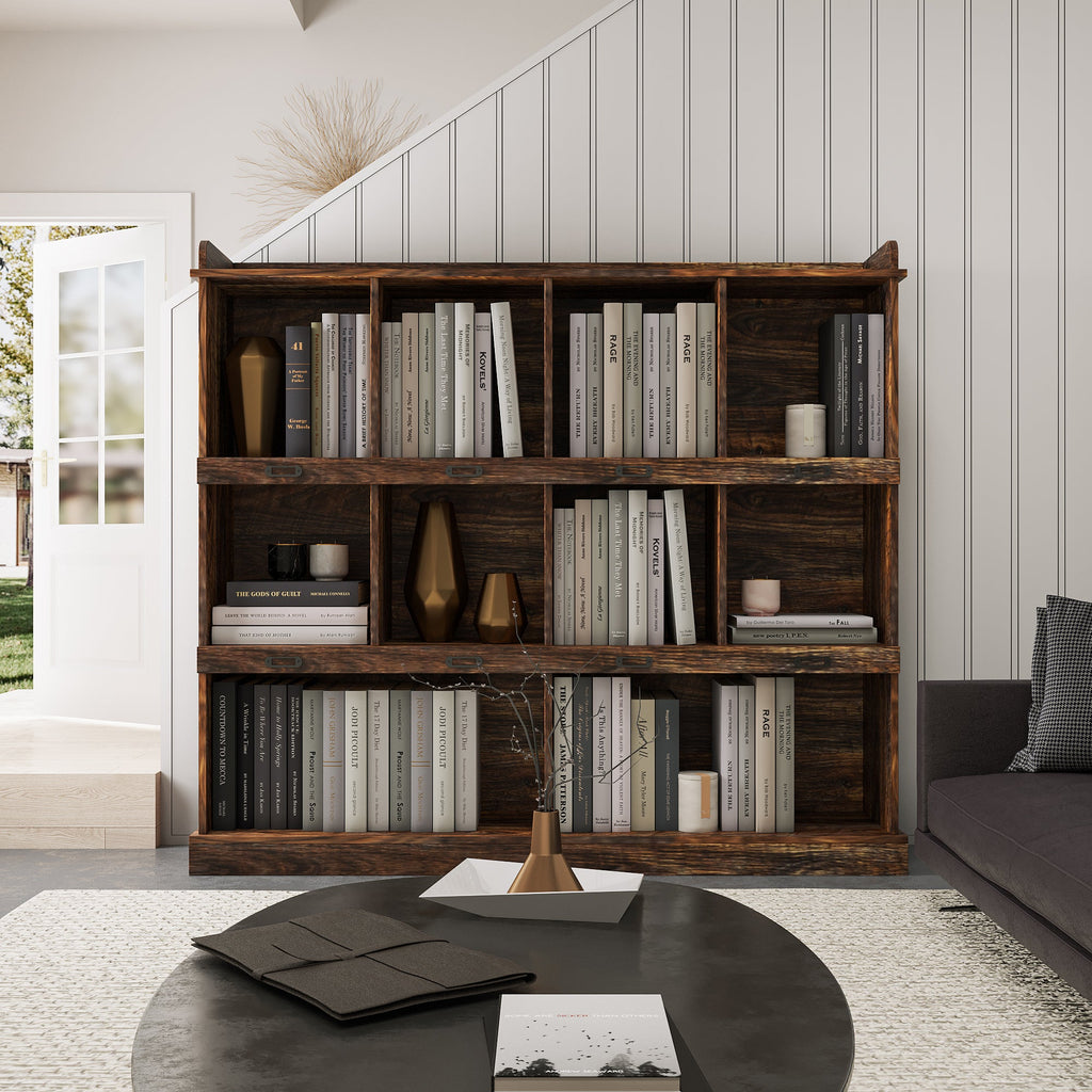 10-shelf MDF Bookcase