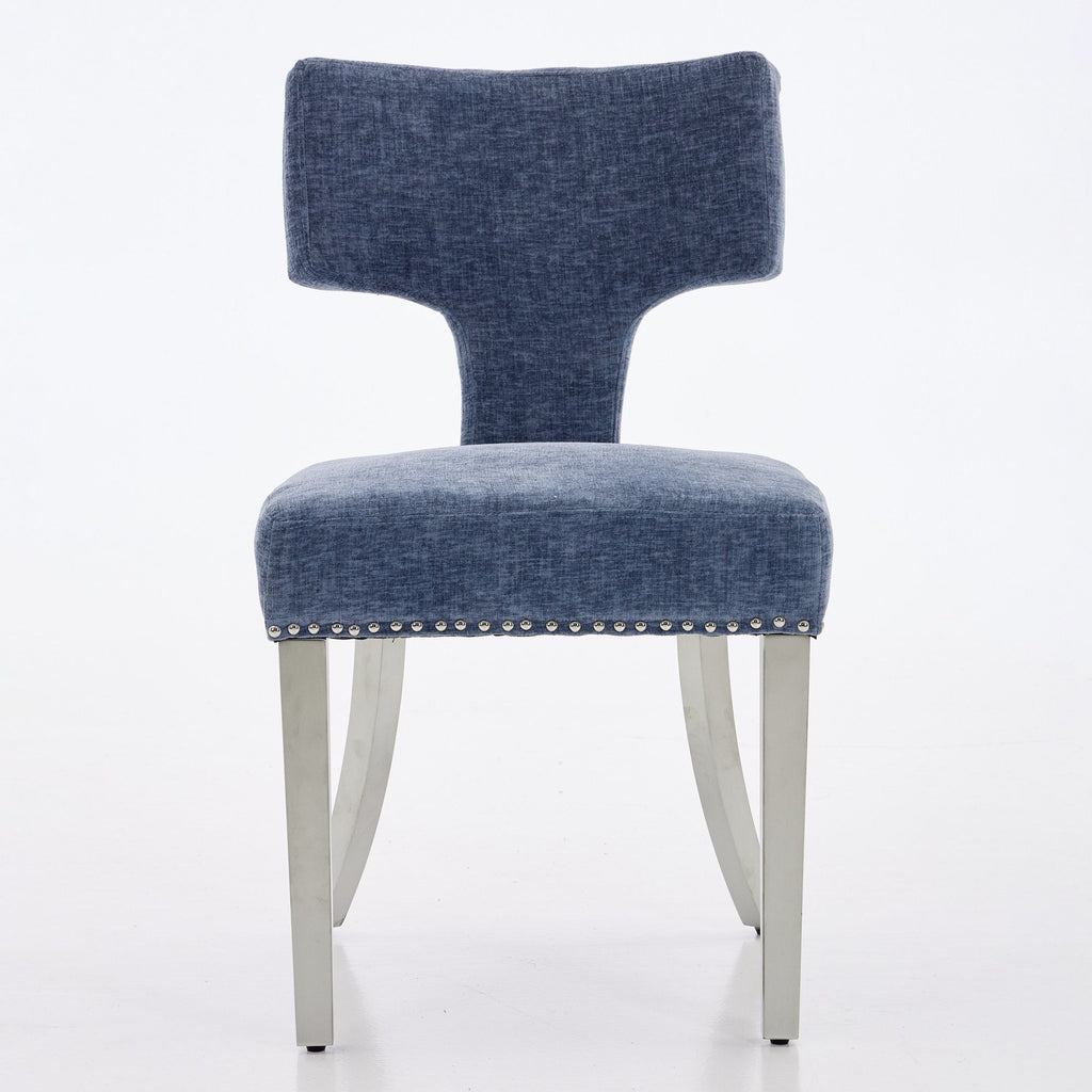 Mid Century Modern Dining Chairs  (Set of 2)