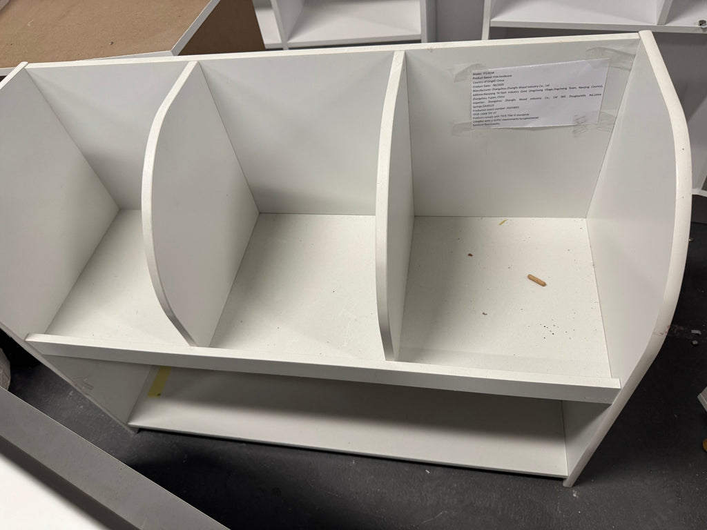 Kids Bookcase with 4 Compartments