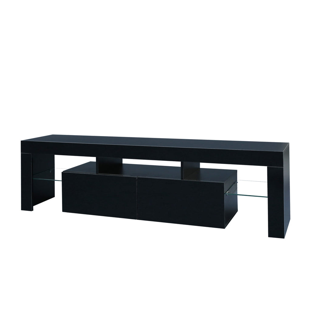 Modern Remote Control 20 Colors LED Lights TV Stand