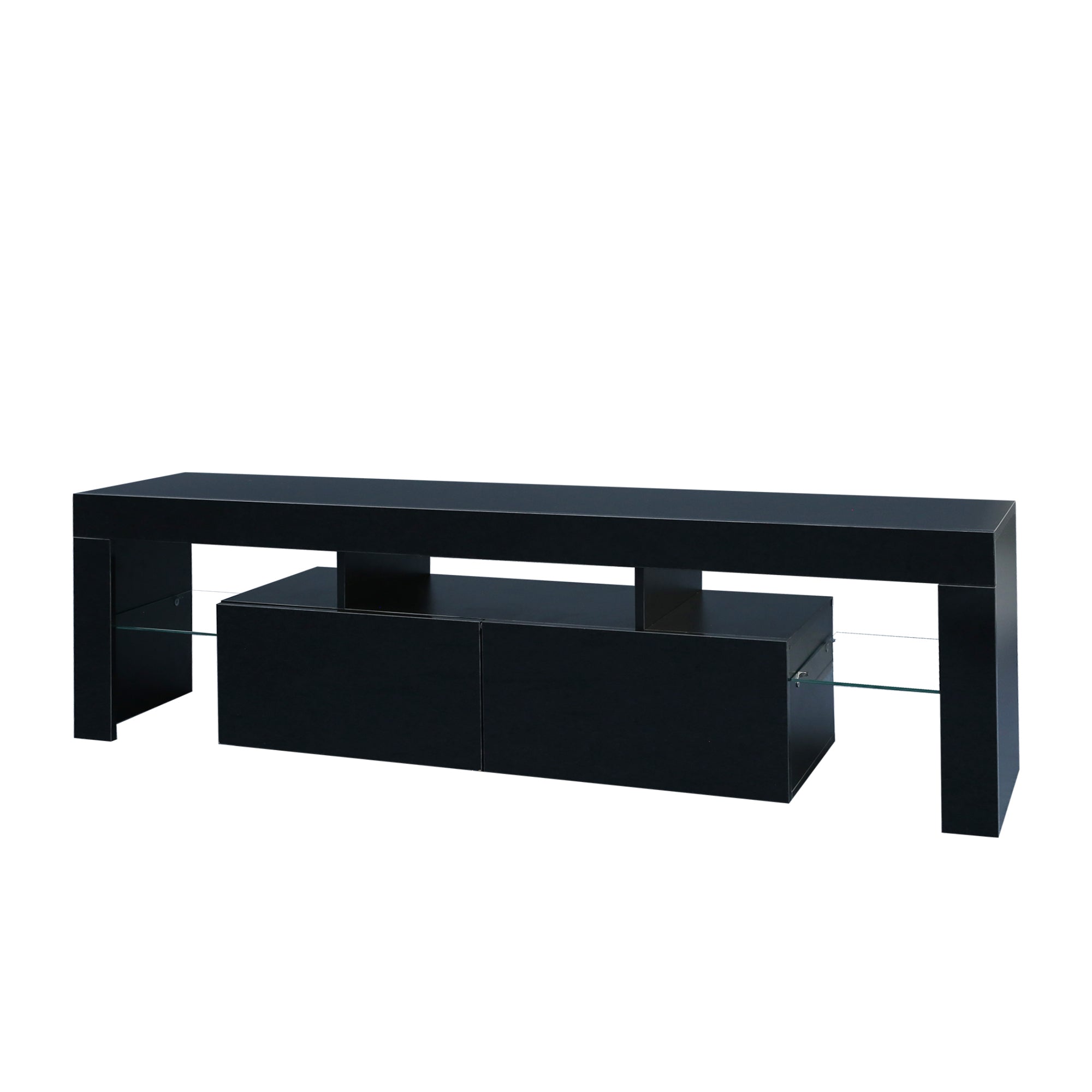 Modern Remote Control 20 Colors LED Lights TV Stand