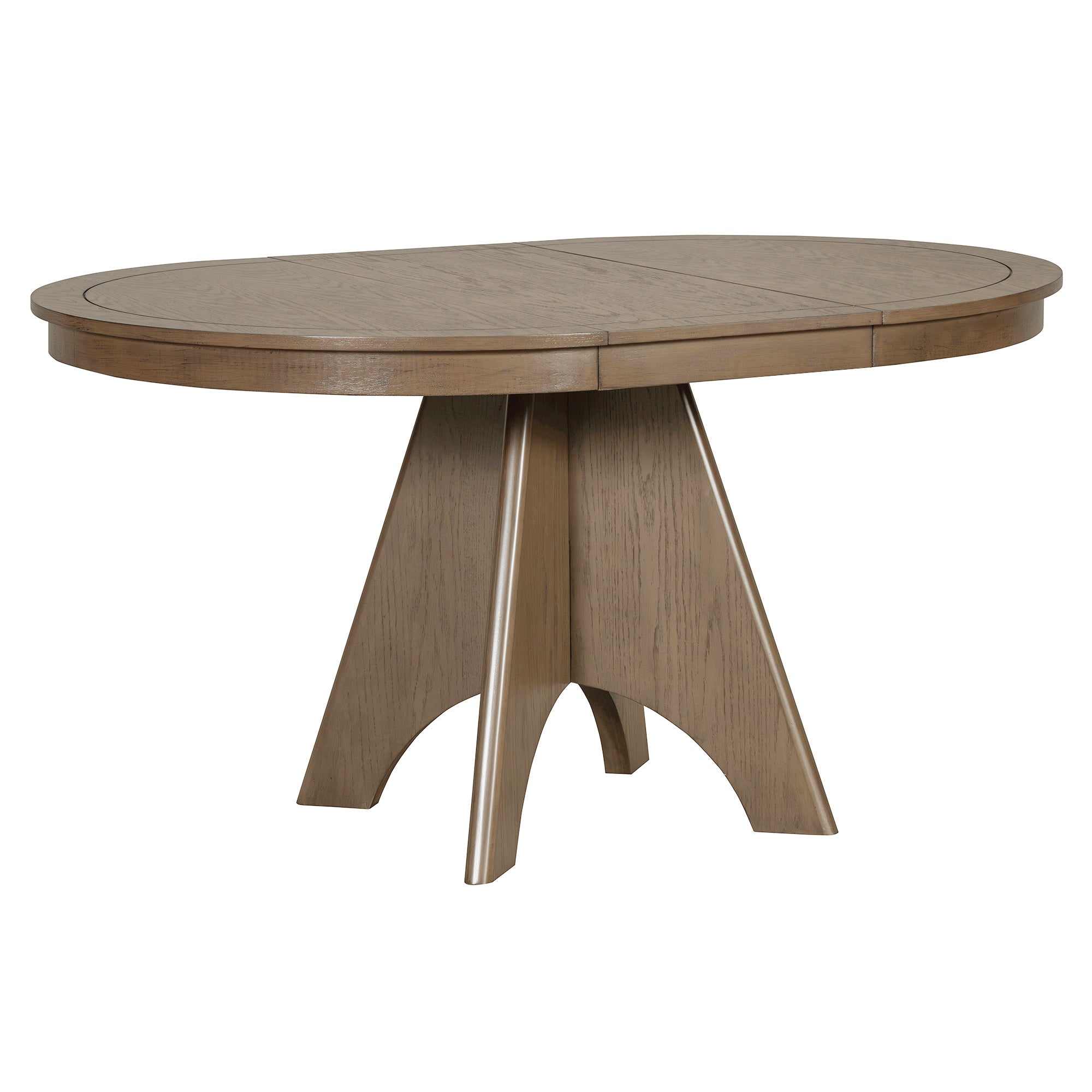 Vintage Extendable Dining Table Set with 4 Upholstered Chairs