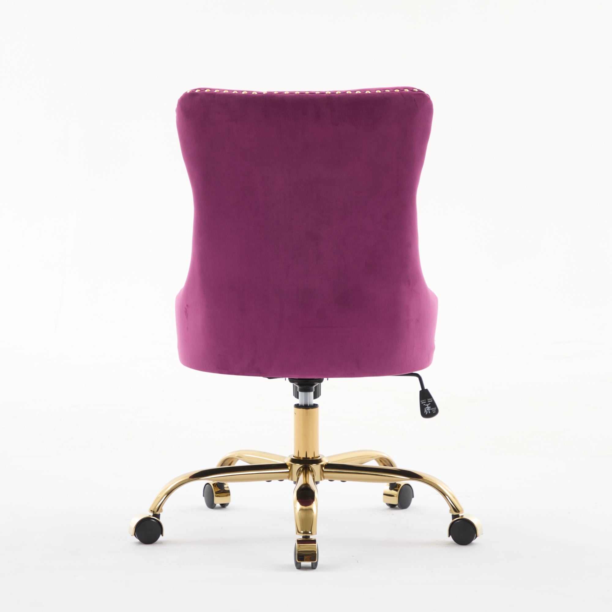 Modern Velvet Upholstered Tufted Button Home Office Chair