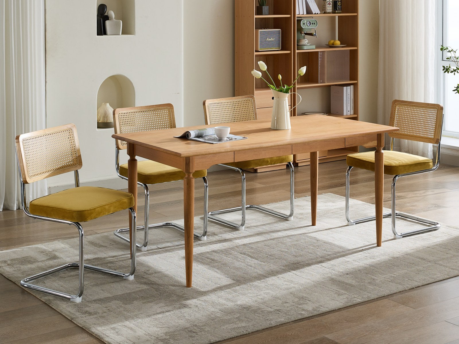 Mid Century Modern Dining Chairs (Set of 2)