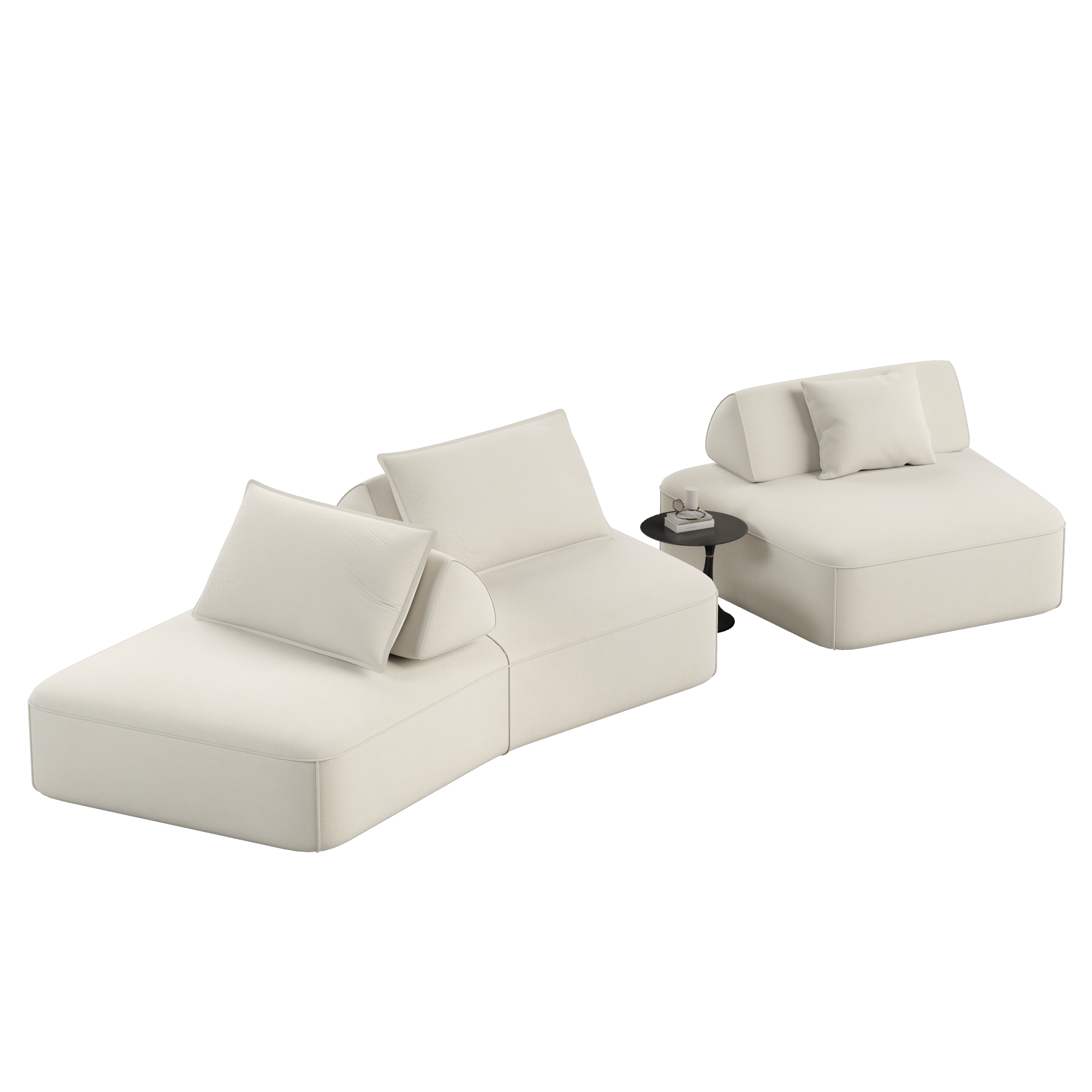 Modern Light Luxury Oversized Modular Sectional Sofa Set