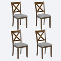 Kitchen Chair with Padded Seat (Set of 4)