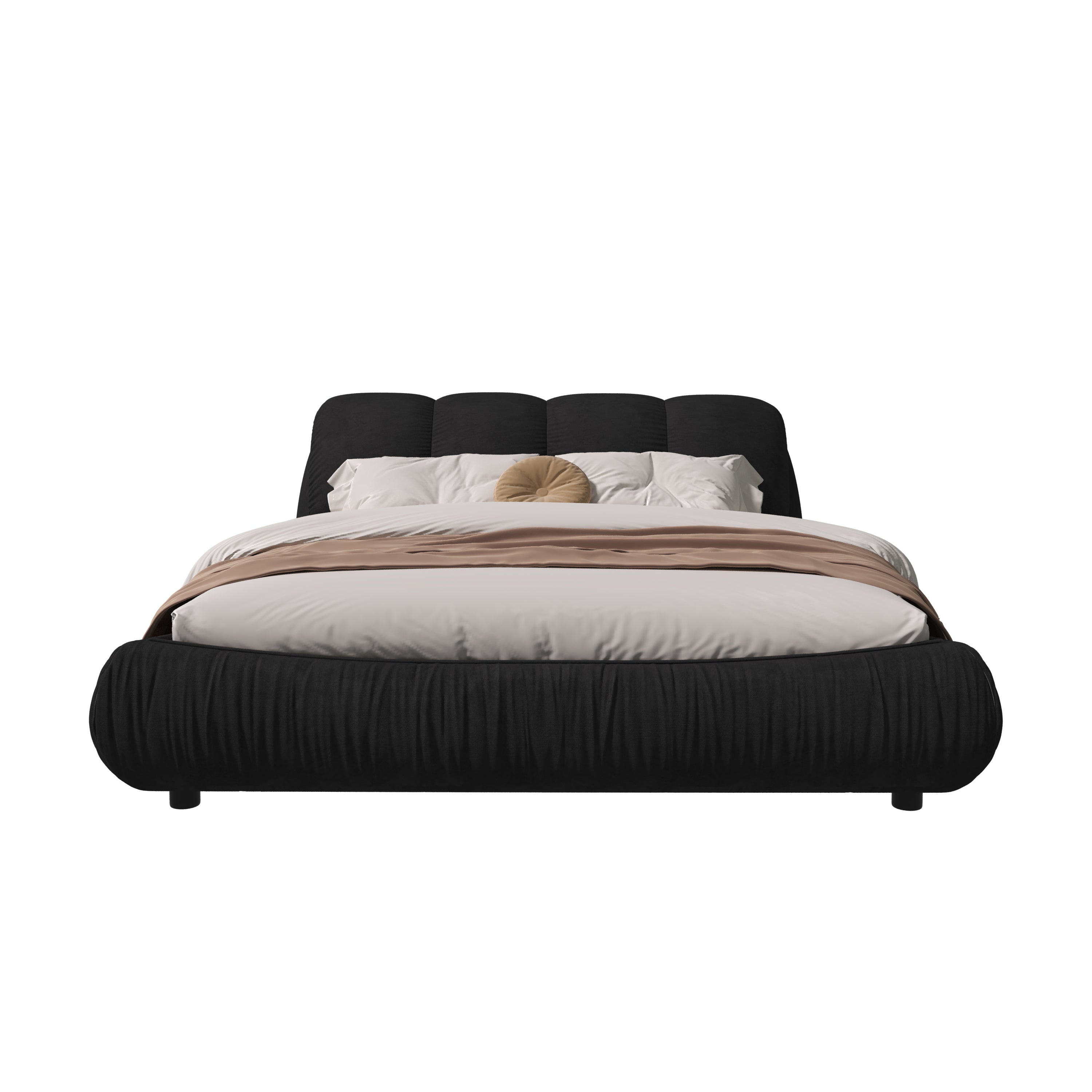 King/Queen Size Luxury Upholstered Platform Bed